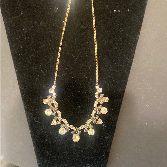 Givenchy Gold and Silver Teardrop Necklace - Picture 1 of 2